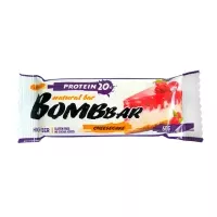 Изображение товара Bombbar батончик протеиновый неглазированный вкус малиновый чизкейк, 60г