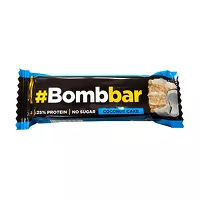 Изображение товара Bombbar батончик протеиновый глазированный вкус кокосовый торт, 40г