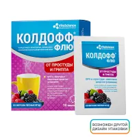 Изображение товара Vitascience Колдофф Флю порошок д/пригот. р-ра д/приема внутрь со вкусом лесных ягод, №10