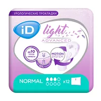 Изображение товара ID Light Normal прокладки урологические для женщин, 12шт