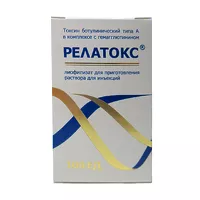 Изображение товара Релатокс лиофилизат д/пригот. р-ра д/инъекций 100ЕД, №1