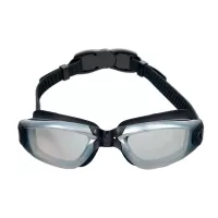 Изображение товара Bradex очки для плавания «Комфорт Плюс» черные, цвет линзы-зеркальный