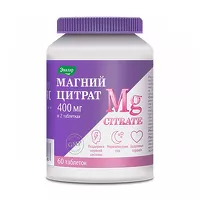 Изображение товара Эвалар Магний цитрат таблетки п/о, №60