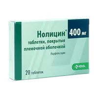 Изображение товара Нолицин таблетки покрыт. п/о 400мг, №20