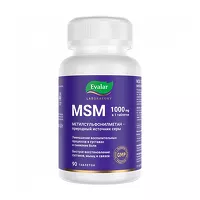 Изображение товара Эвалар Лаборатория МСМ 1000 таблетки п/о, №90