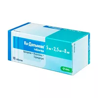 Изображение товара Ко-Дальнева таблетки 5мг+2,5мг+8мг, №90
