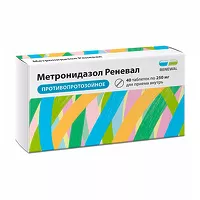 Изображение товара Метронидазол Реневал таблетки 250мг, №40