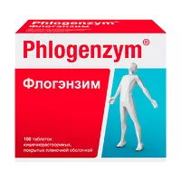 Изображение товара Флогэнзим таблетки кишечнораств. покрыт. п/о, №100