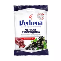 Изображение товара Verbena леденцы с начинкой черная смородина, 60г