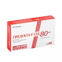 Изображение товара Предуктал ОД капсулы с пролонг. высвоб. 80мг, №30