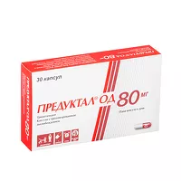 Изображение товара Предуктал ОД капсулы с пролонг. высвоб. 80мг, №30