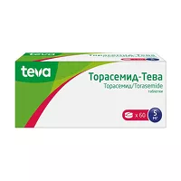 Изображение товара Торасемид-Тева таблетки 5мг, №60