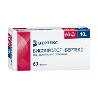 Изображение товара Бисопролол-Вертекс 10мг, №60