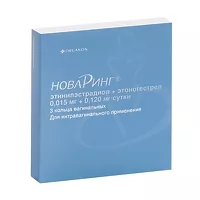 Изображение товара НоваРинг кольцо вагинальное 0,015мг+0,120мг/сутки, №3