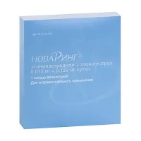 Изображение товара НоваРинг кольцо вагинальное 0,015мг+0,120мг/сутки, №1