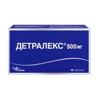 Изображение товара Детралекс таблетки покрыт. п/о 500мг, №60 Сервье Индастри/Сервье Рус