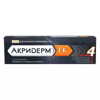 Изображение товара Акридерм ГК крем д/наружн. прим. 0,05%+0,1%+1%, 15г