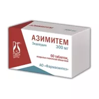 Изображение товара Азимитем таблетки покрыт. п/о 300мг, №60