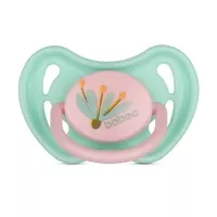 Изображение товара Baboo Flora пустышка латексная круглый сосок (0+), цвет в ассорт.