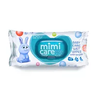 Изображение товара Mimi Care babl vini салфетки влажные детские (0+), 120шт