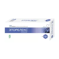 Изображение товара Эторелекс таблетки покрыт. п/о 90мг, №28