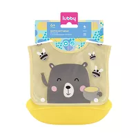Изображение товара Lubby нагрудник с отстегивающимся карманом (6+мес)