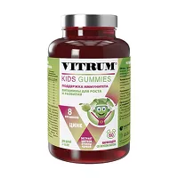 Изображение товара Vitrum Кидс мармелад жевательный со вкусом яблока для детей 3-10лет, №60