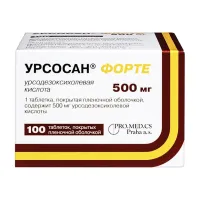 Изображение товара Урсосан Форте таблетки покрыт. п/о 500мг, №100