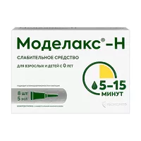 Изображение товара Моделакс-Н раствор д/рект.введ. (микроклизма), 5мл №8