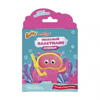 Изображение товара Baffy мыло пластичное Мыльный пластилин, цвет розовый (3+), 35г