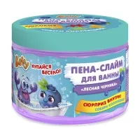 Изображение товара Baffy пена-слайм для ванны Лесная черника с сюрпризом (3+), 300мл
