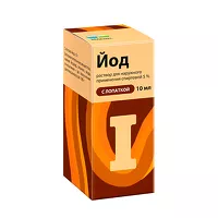 Изображение товара Йод Реневал раствор д/наружн. прим. спиртовой с лопаткой 5%, 10мл