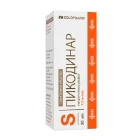 Изображение товара Пикодинар капли д/приема внутрь 7,5 мг/мл, 30мл