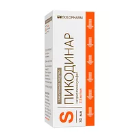 Изображение товара Пикодинар капли д/приема внутрь 7,5 мг/мл, 30мл