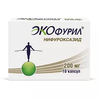 Изображение товара Экофурил капсулы 200мг, №16