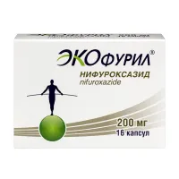 Изображение товара Экофурил капсулы 200мг, №16
