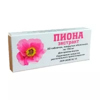 Изображение товара Пиона экстракт таблетки п/о 150мг, №20