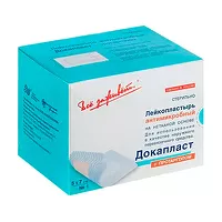 Изображение товара Докапласт повязка пластырная антимикробная с протарголом 5см*7см, №1