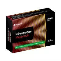 Ибупрофен капсулы Медисорб 200мг, №20