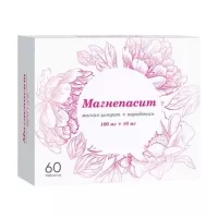 Изображение товара Магнепасит таблетки покрыт. п/о 100мг+10мг, №60