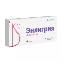 Изображение товара Энлигрия раствор д/п/к введ. 6мг/мл, 3мл №3