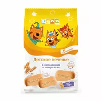 Изображение товара Leon Baby печенье Три кота с витаминами и минералами (5+мес), 120г