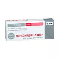 Изображение товара Моксонидин-Алиум таблетки покрыт. п/о 0,2мг, №30