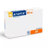 Изображение товара Агарта таблетки 50мг, №30 Гедеон Рихтер