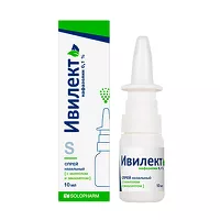 Изображение товара Ивилект спрей назальный дозир. с ментолом и эвкалиптом 0,1%, 10мл