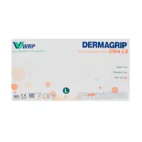 Изображение товара Dermagrip Ultra LS перчатки смотровые нитриловые нестерильные (размер L), №100