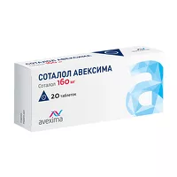 Изображение товара Соталол таблетки Авексима 160мг, №20