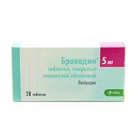 Изображение товара Бравадин таблетки покрыт. п/о 5мг, №28,КРКА-РУС