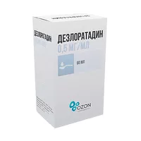 Изображение товара Дезлоратадин сироп 0,5мг/мл, 60мл Озон