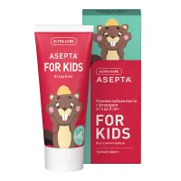 Изображение товара Asepta For Kids гелевая зубная паста с фторидом для детей от 4 до 8 лет со вкусом спелого арбуза, 50мл